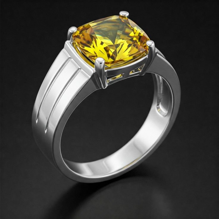 Yellow Sapphire Ring